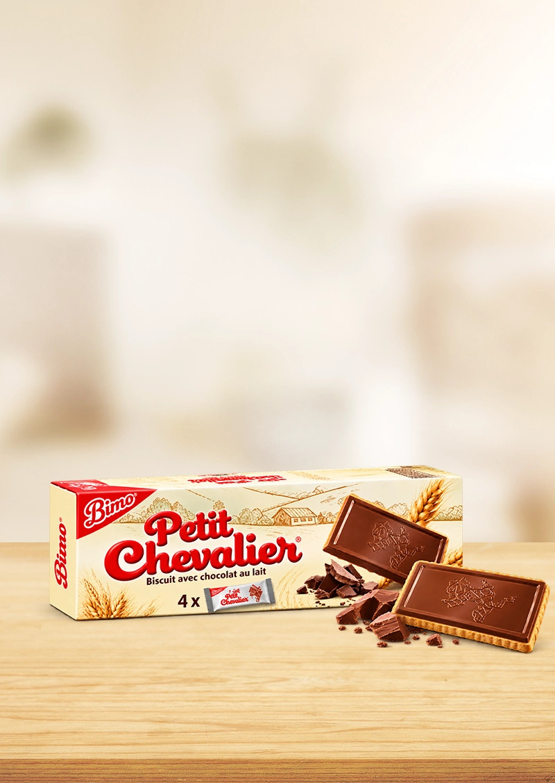 Petit Chevalier Biscuit avec chocolat au lait