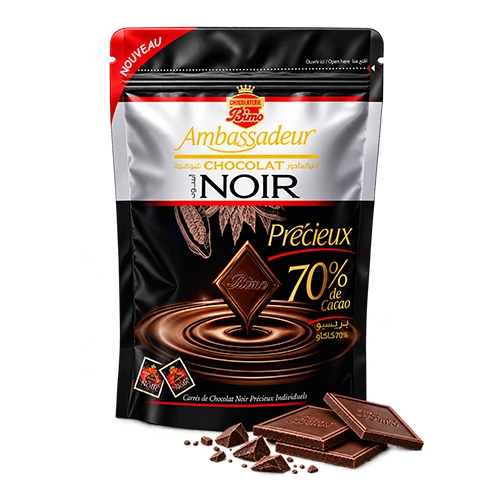 Ambassadeur Précieux sac Chocolat noir 70% de cacao en sac