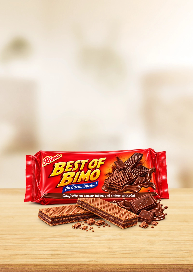 Best of Bimo Gaufrettes au cacao intense Best of Bimo Gaufrettes au cacao intense