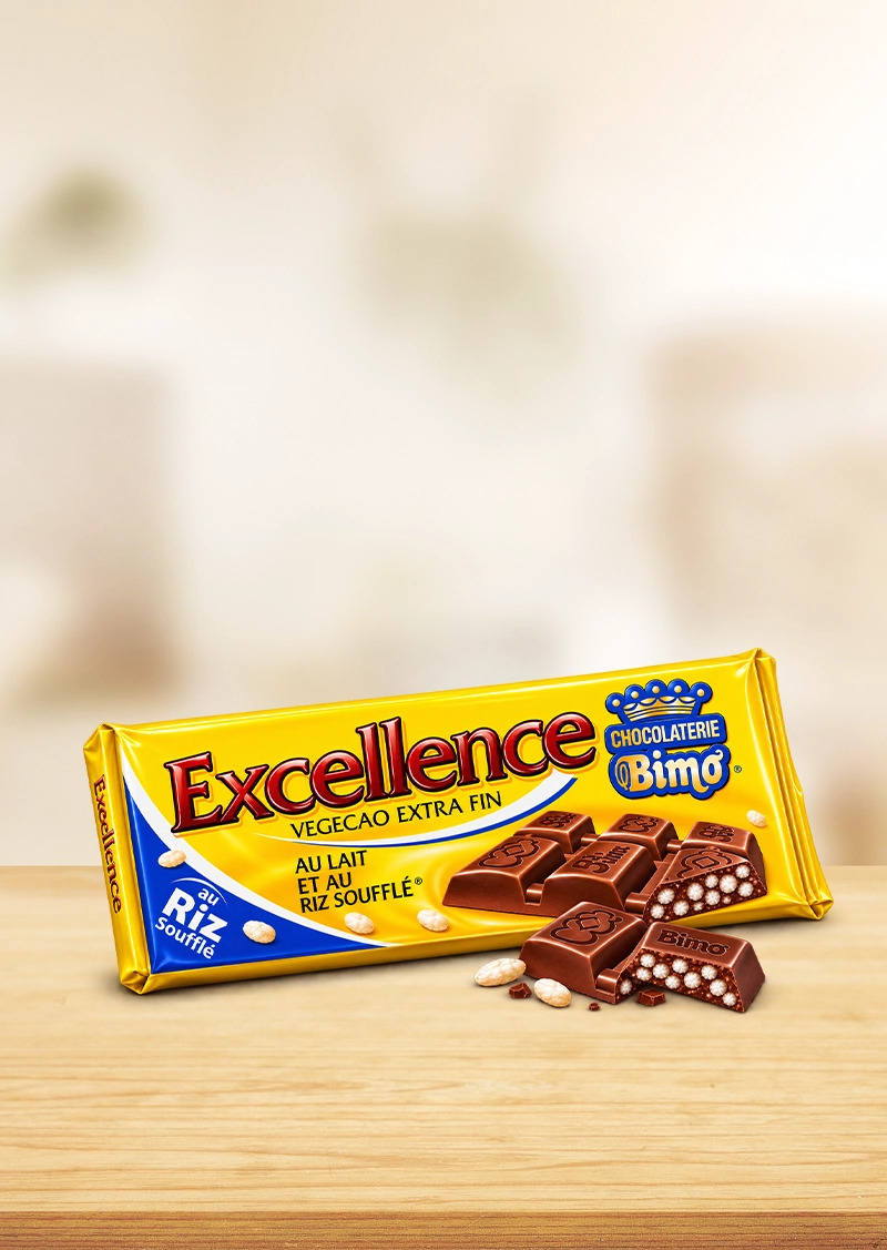 Excellence au riz soufflé Végécao extra-fin au lait et au riz soufflé