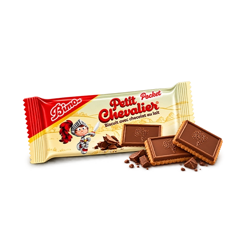 Petit Chevalier pocket Biscuit avec chocolat au lait