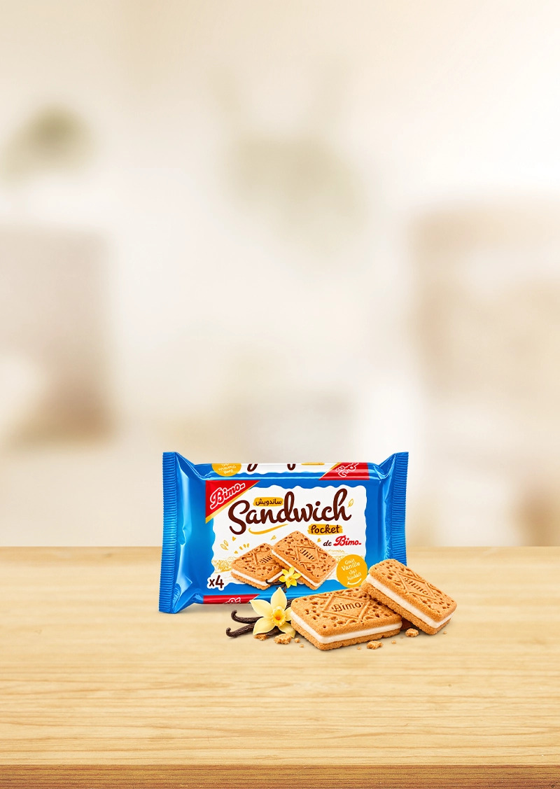 Biscuits fourrés à la crème de vanille